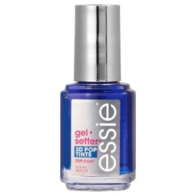 Essie - Gel Setter 3D Pop Tints Top Coat - Birds Eye Blue (13,5ml)
