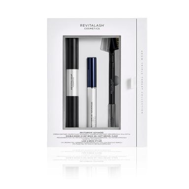 Revitalash Cosmetics Brow Triple Threat Collection (RevitaBrow® Advanced 3ml, Brow Gel 11ml & Styler)