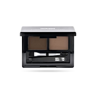 Pupa Eyebrow Design Set - 002 Brown (1.1g)
