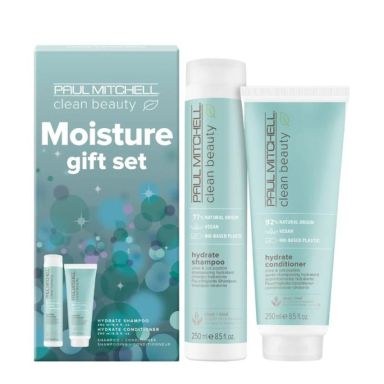 Paul Mitchell Clean Beauty Moisture Gift Set Duo (Shampoo 250ml, Conditioner 250ml)