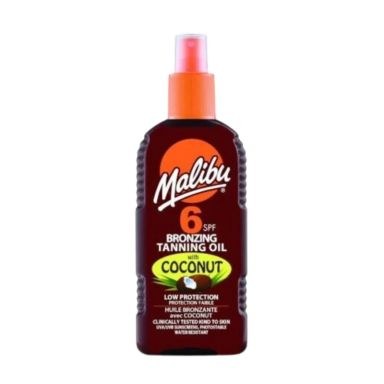 Malibu Bronzing Tanning Oil With Coconut 6SPF (200ml)