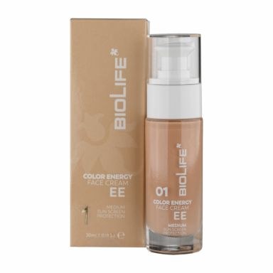 Biolife - 01 Color Energy Face Cream EE Medium Sun Screen Protection (50ml)