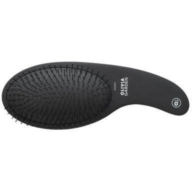 Olivia Garden Expert Care Curve Boar & Nylon Hairbrush - Black