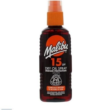 Malibu Dry Oil Spray 15SPF (100ml)