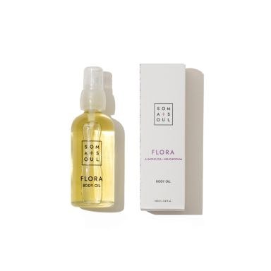 Soma+Soul Flora Fragrance Free Body Oil (100ml)