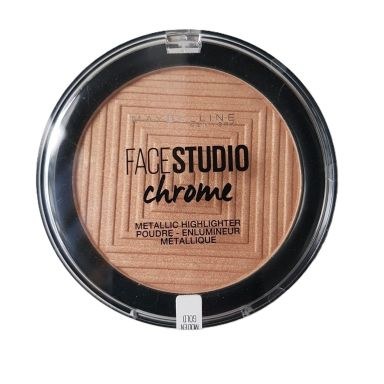 Maybelline New York Face Studio Chrome Metallic Highlighter - Molten Gold (9gr)