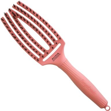 Olivia Garden Fingerbrush I'm Perfection Hair Brush - Radiant Peach