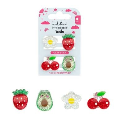Invisibobble Kids Clipstar - Frutti Fun (4pcs)