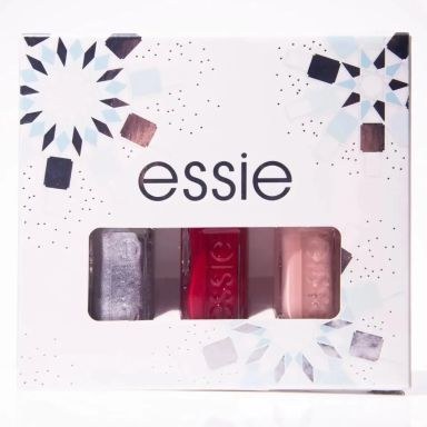 Essie Gift Box Minis Nail Varnish (Forever Yummy 5ml, Not Just A Pretty Face 5ml, Apres Chic 5ml)