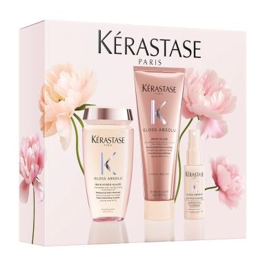 Kérastase Gloss Absolu Trio Spring Set 2026 (Shampoo 250ml, Conditioner 250ml & Smoothing Spray 45ml)