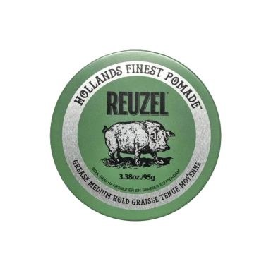 Reuzel Hollands Finest Pomade Grease Medium Hold - Green (95g)