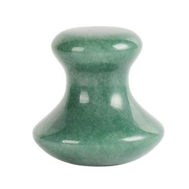 Bobby Warren Natural Green Aventurine Face Massage Tool Mushroom Shaped