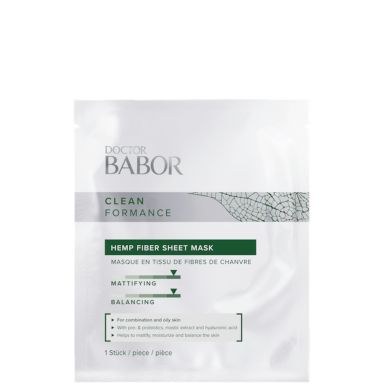Doctor Babor - Clean Formance Hemp Fiber Sheet Mask (1pc)
