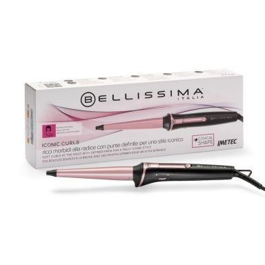 Bellissima Iconic Curls Ceramic-Coated Conical Curling Iron