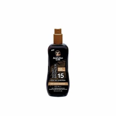 Australian Gold Instant Bronzer Spray Gel Sunscreen SPF15 (100ml)