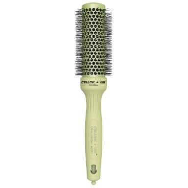 Olivia Garden Ceramic + Ion Blossom CI-35BL Thermal Round Brush - Green (35mm)