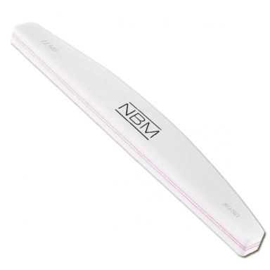 NBM Jumbo Block 80/80 File Half Moon - Medium