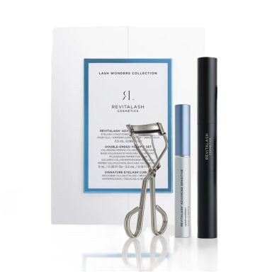Revitalash Cosmetics Lash Wonders Collection (Advanced Sensitive 2ml, Double-Ended Volume Set 11ml & Eyelash Curler)
