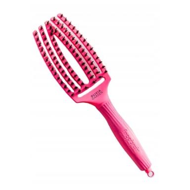 Olivia Garden Fingerbrush Combo Medium - Hot Pink
