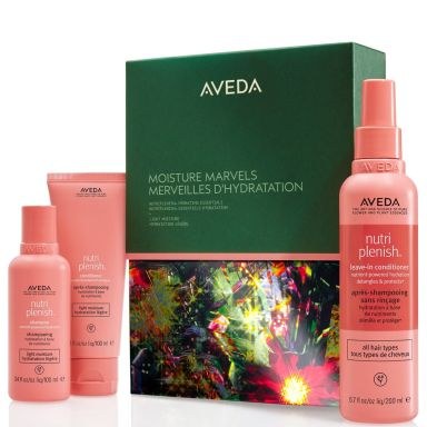 Aveda - Moisture Marvels Nutriplenish™ Hydrating Essentials Light Gift Set (Shampoo 100ml, Conditioner 100ml & Leave-In Conditioner 200ml)