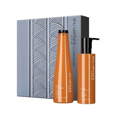 Shu Uemura Art Of Hair - By Yuki Kawae Urban Moisture Holiday Kit XMAS 2025 For Dry Hair (Shampoo 300ml & Conditioner 250ml)