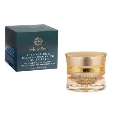 Glow Era Anti-Ageing Night Cream with Aloe Vera (50ml)