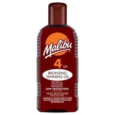 Malibu Bronzing Tanning Oil 4SPF (200ml)