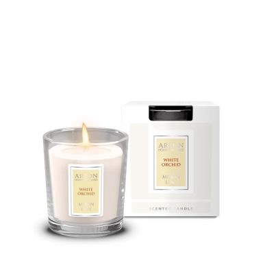 Areon Home Perfumes Scented Candle Moon Line - White Orchid