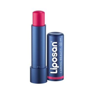 Liposan Caring Beauty 30 SPF 3 In 1 Lip & Cheek Lip Balm - Pink (4.8g)