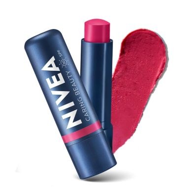 Nivea Caring Beauty Lip & Cheek Lip Balm - Pink (4.8g)