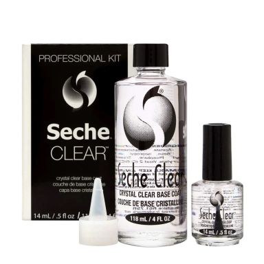 Seche - Professional Kit Clear Crystal Clear Base Coat (118ml & 14ml)