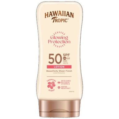 Hawaiian Tropic Glowing Protection SPF 50 UVA UVB High Lotion (180ml)