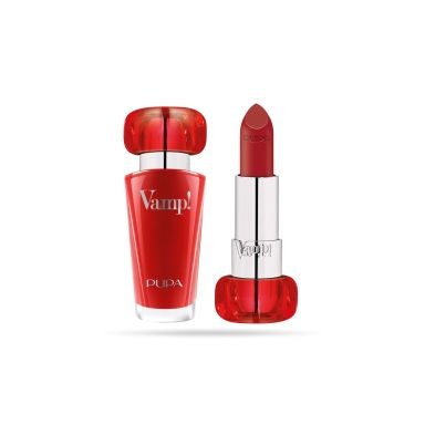 Pupa Vamp! Extreme Colour Lipstick - 302 Ruby Red (3.5g)