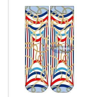 Wigglesteps - Sailor's Rope Lady Sock