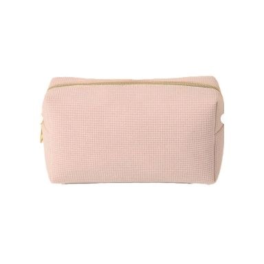 Bobby Warren Solid Makeup Bag - Dusty Pink