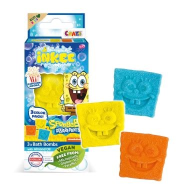 Craze Inkee SpongeBob Squarepants Bath Bomb (3x15g)