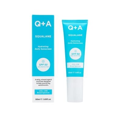 Q+A Squalane Hydrating Daily Sunscreen SPF 50 High Protection (50ml)