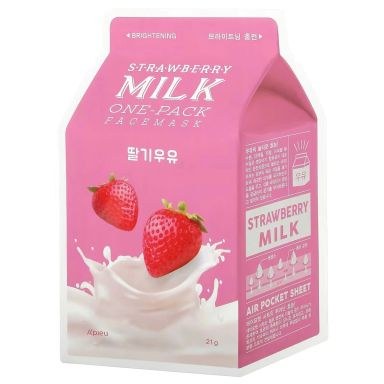 A'pieu Strawberry Milk One-Pack Face Sheet Mask (21g)