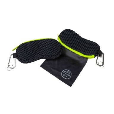 Bleecker & Love Shaka Black Sunnies Sleeve With Yellow Zipper