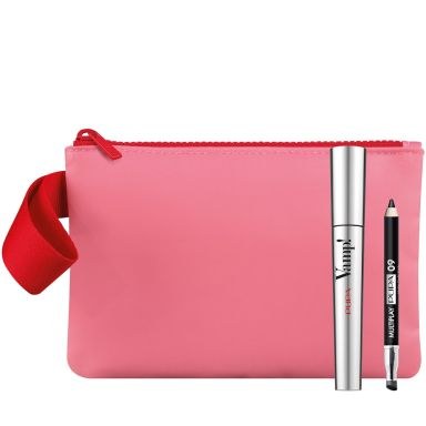 Pupa Super Cool Beauty Kit (Mascara 9ml, Eye Pencil 0.8g & Handy Bag)