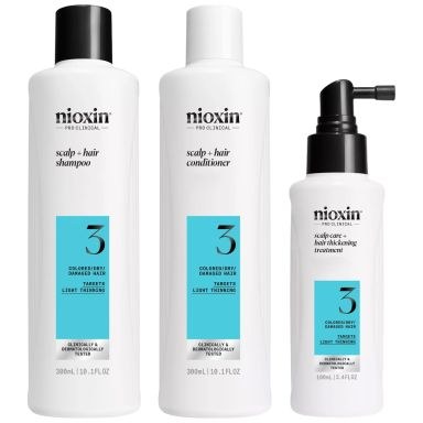 Nioxin Pro Clinical Scalp System Kit 3 (Shampoo 300ml, Conditioner 300ml & Treatment 100ml)