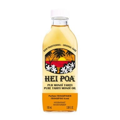 Hei Poa Pure Tahiti Monoi Oil - Frangipani Scent (100ml)