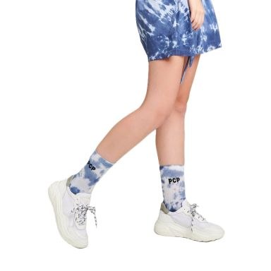 PCP Γυναικείες Tie-Dye Ανοιχτές Γαλάζιες Κάλτσες