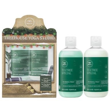 Tea Tree - TreeHouse Yoga Studio Gift Set (Shampoo 300ml, Conditioner 300ml)