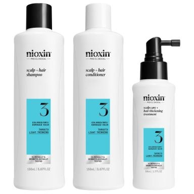 Nioxin Pro Clinical Scalp System Trial Kit 3 (Shampoo 150ml, Conditioner 150ml & Treatment 50ml)