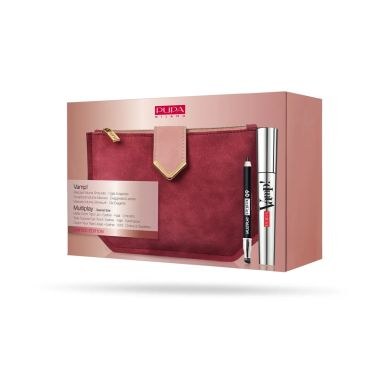 Pupa Vamp! Kit (Mascara 9ml, Eye Pencil 1.2g & Handy Bag)