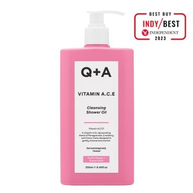 Q+A Vitamin A.C.E. Cleansing Shower Oil (250ml)