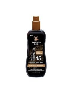 Australian Gold Spray Gel with Bronzer Sunscreen SPF15 (237ml)