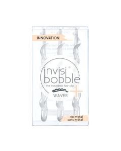 Invisibobble Waver+ Crystal Clear Hair Clip (3 τμχ)