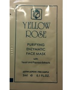 Yellow Rose Purifying Enzymatic Face Mask With Yeast And Papaya (3ml) - SAMPLE